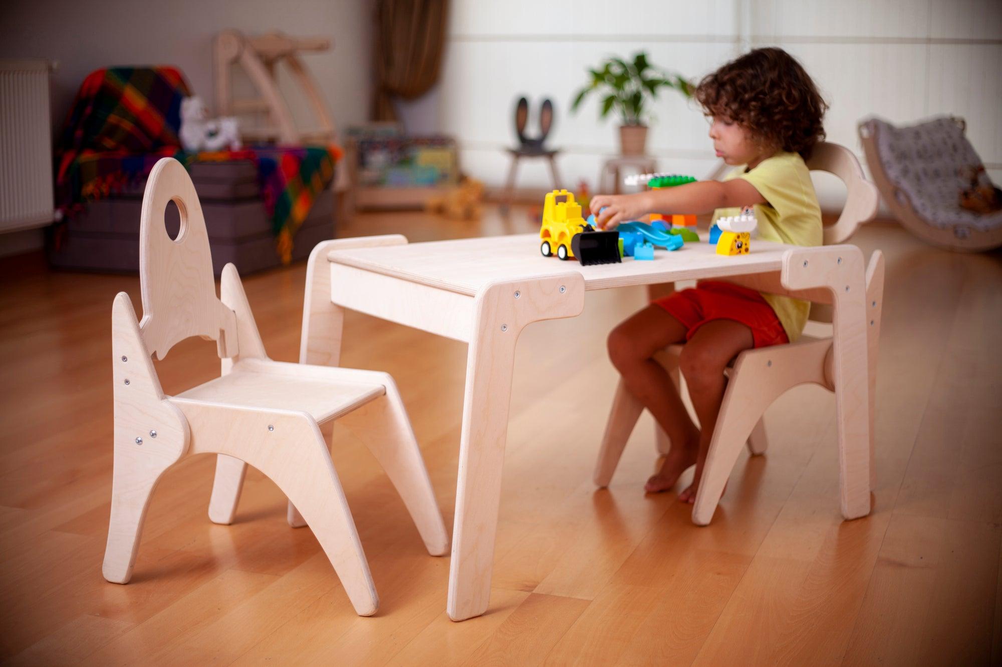 Montessori Table and Chair Set