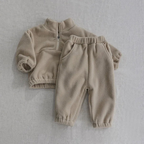 CozyCuddle Autumn Fleece Suit for Kids