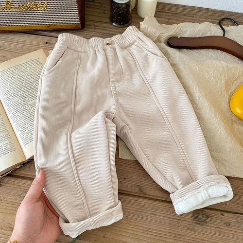 FrostGuard Corduroy Cozy Pants for Boys