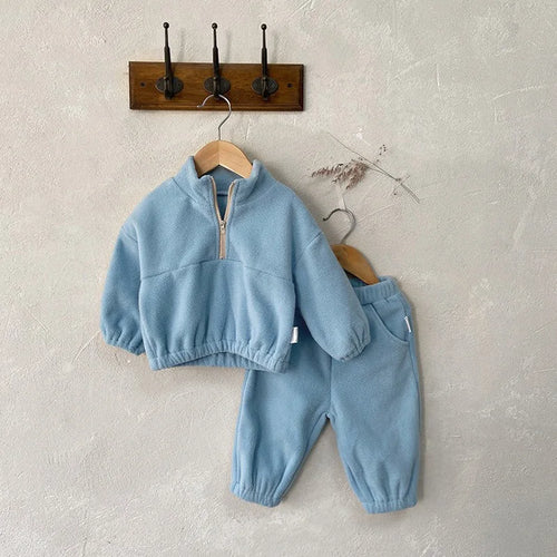 CozyCuddle Autumn Fleece Suit for Kids