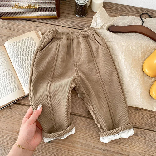 FrostGuard Corduroy Cozy Pants for Boys