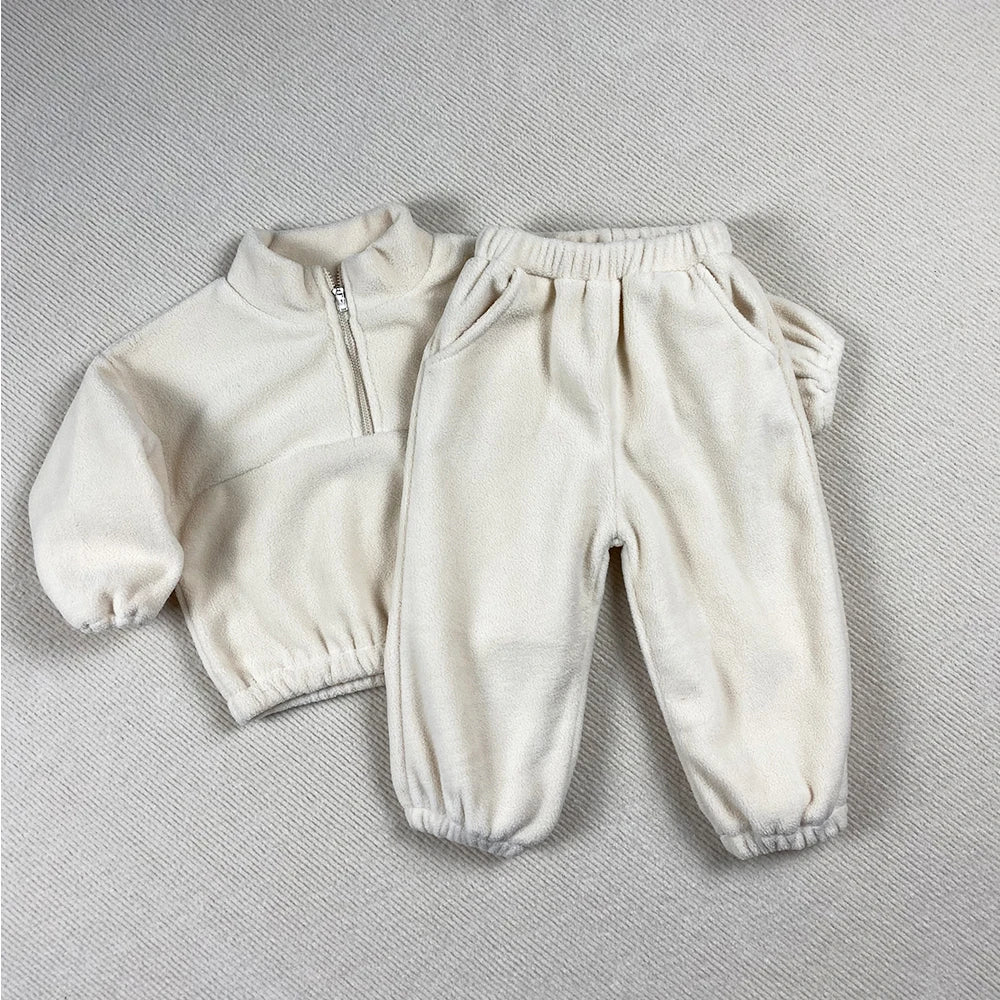 CozyCuddle Autumn Fleece Suit for Kids