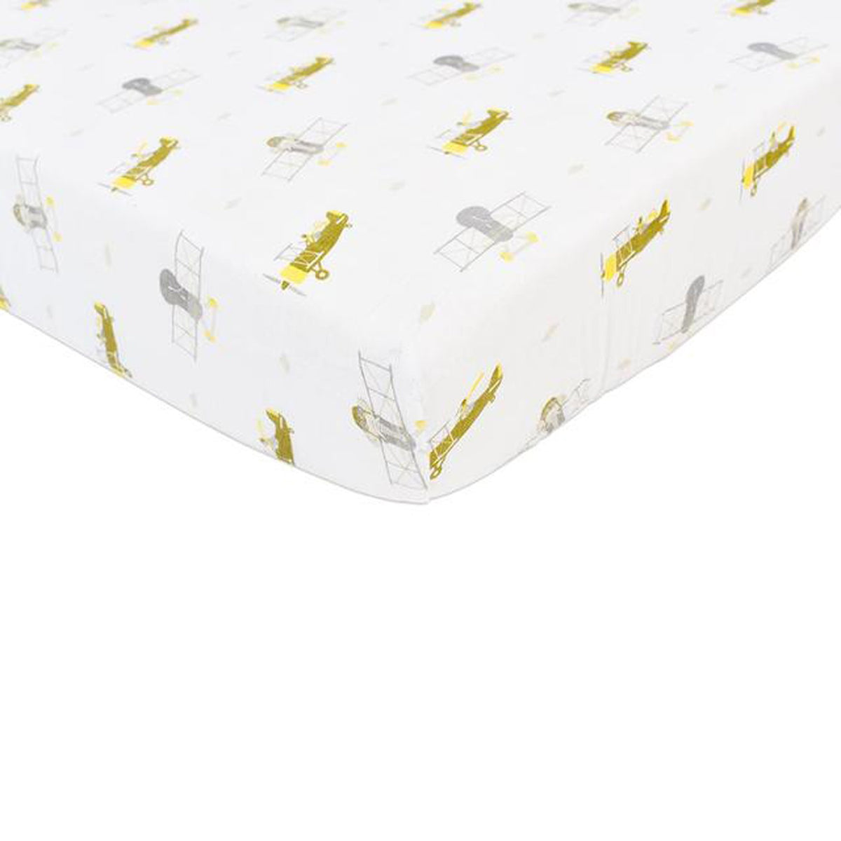 Airplane Animals Crib Sheet