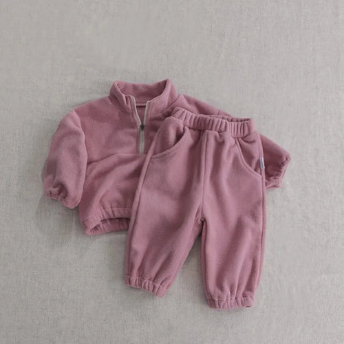 CozyCuddle Autumn Fleece Suit for Kids