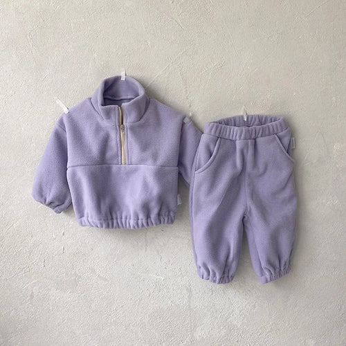 CozyCuddle Autumn Fleece Suit for Kids