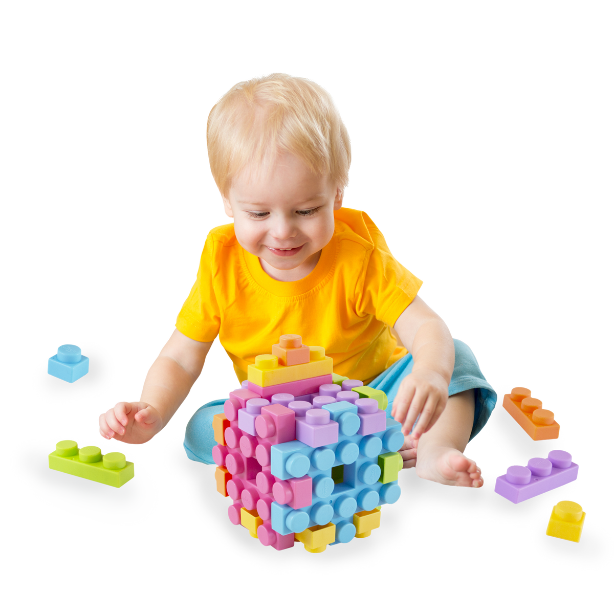 UNiPLAY Waffle Play Cube Blocks - Fun-inspired development for kids of all ages!