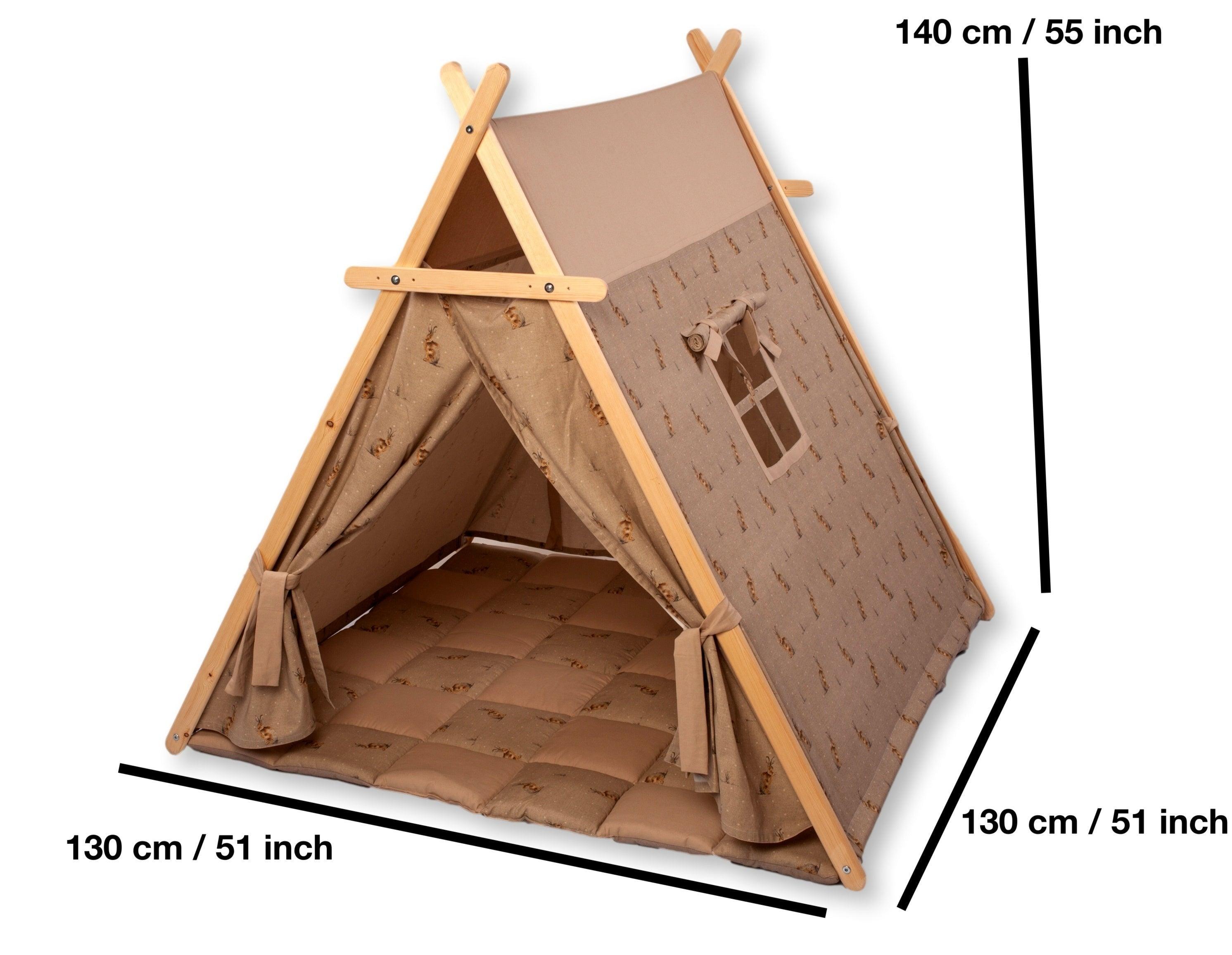 Bunny Wonderland XL Play Tent with Play Mat