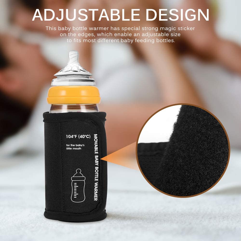 Baby Bottle Warmer Car - Portable USB Heating Insulation Bag