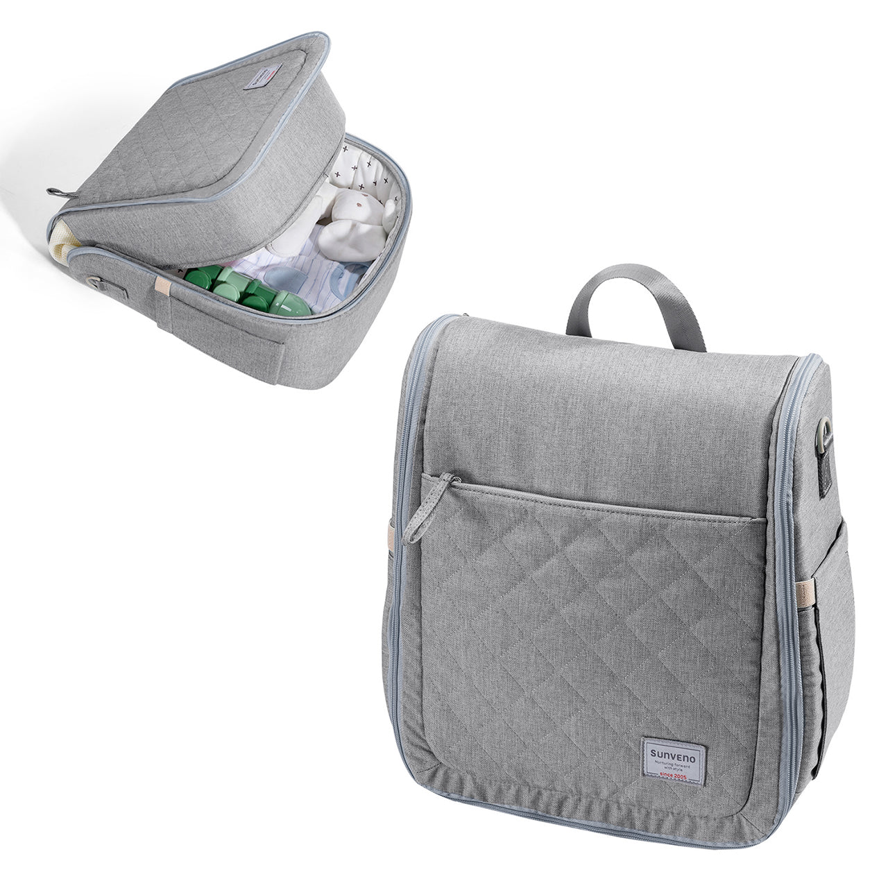 All-in-One Parent Pal" Diaper Backpack with Changing Pad