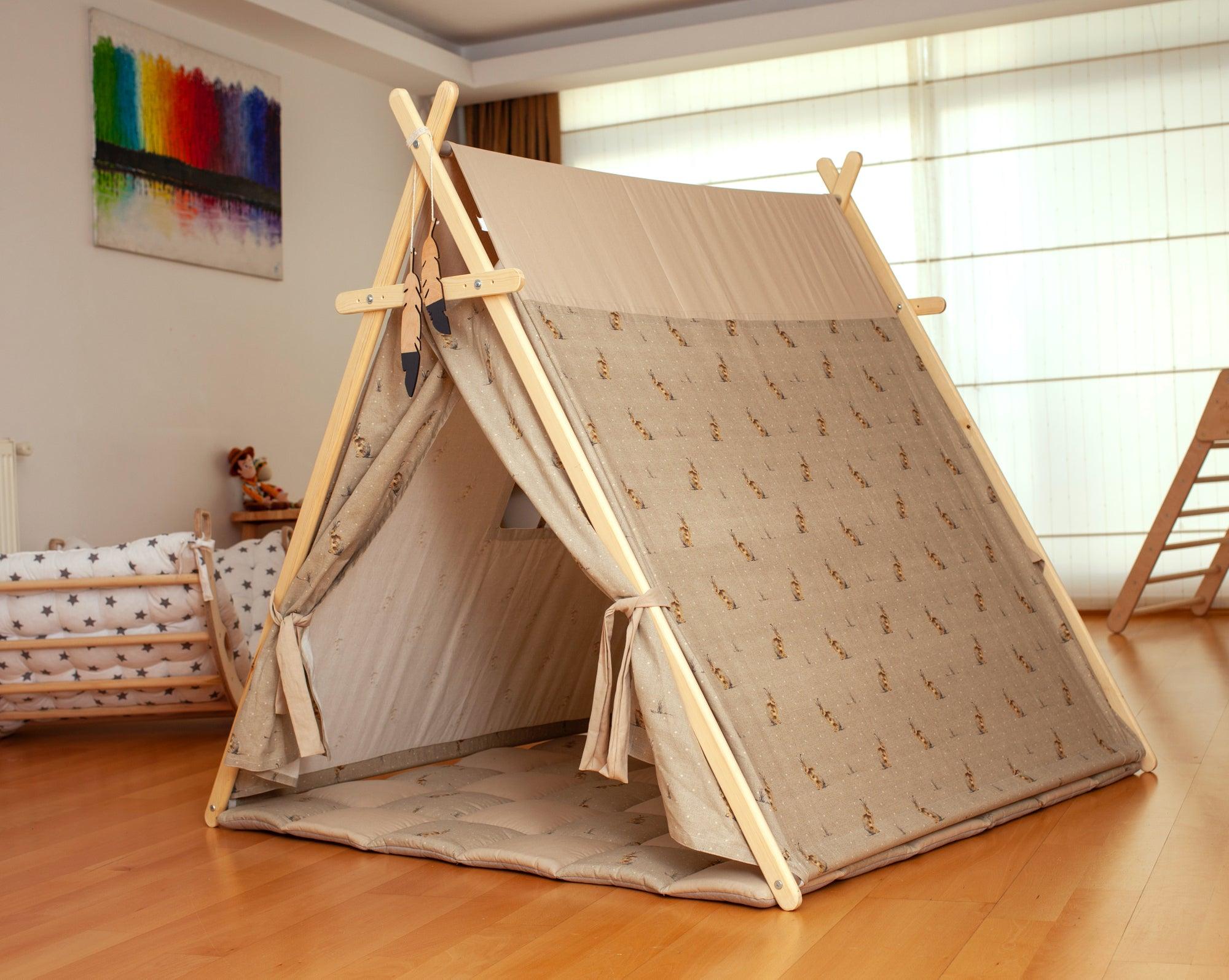 Bunny Wonderland XL Play Tent with Play Mat